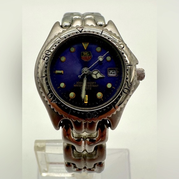 Tag Heuer Accessories - Tag Heuer Silver and Blue Women's Watch